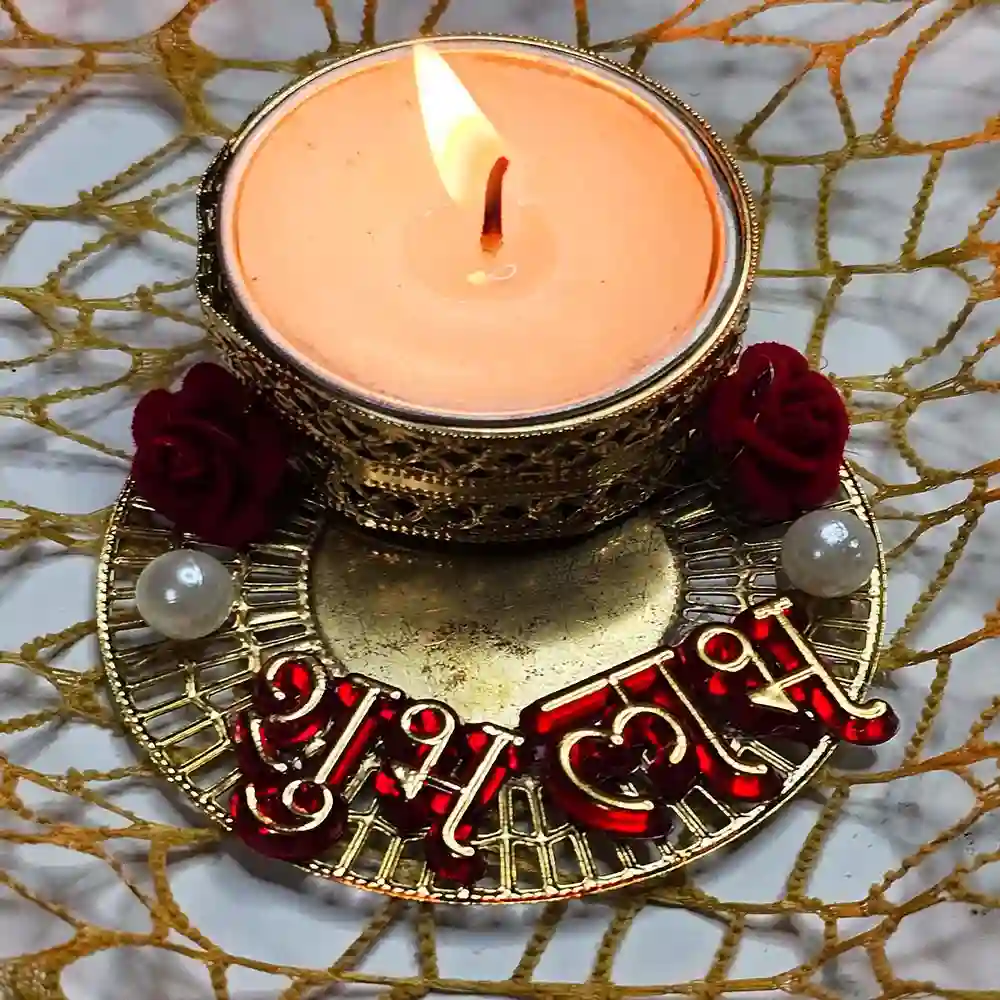 Shubh Pearl T-Light Candle Holder Online